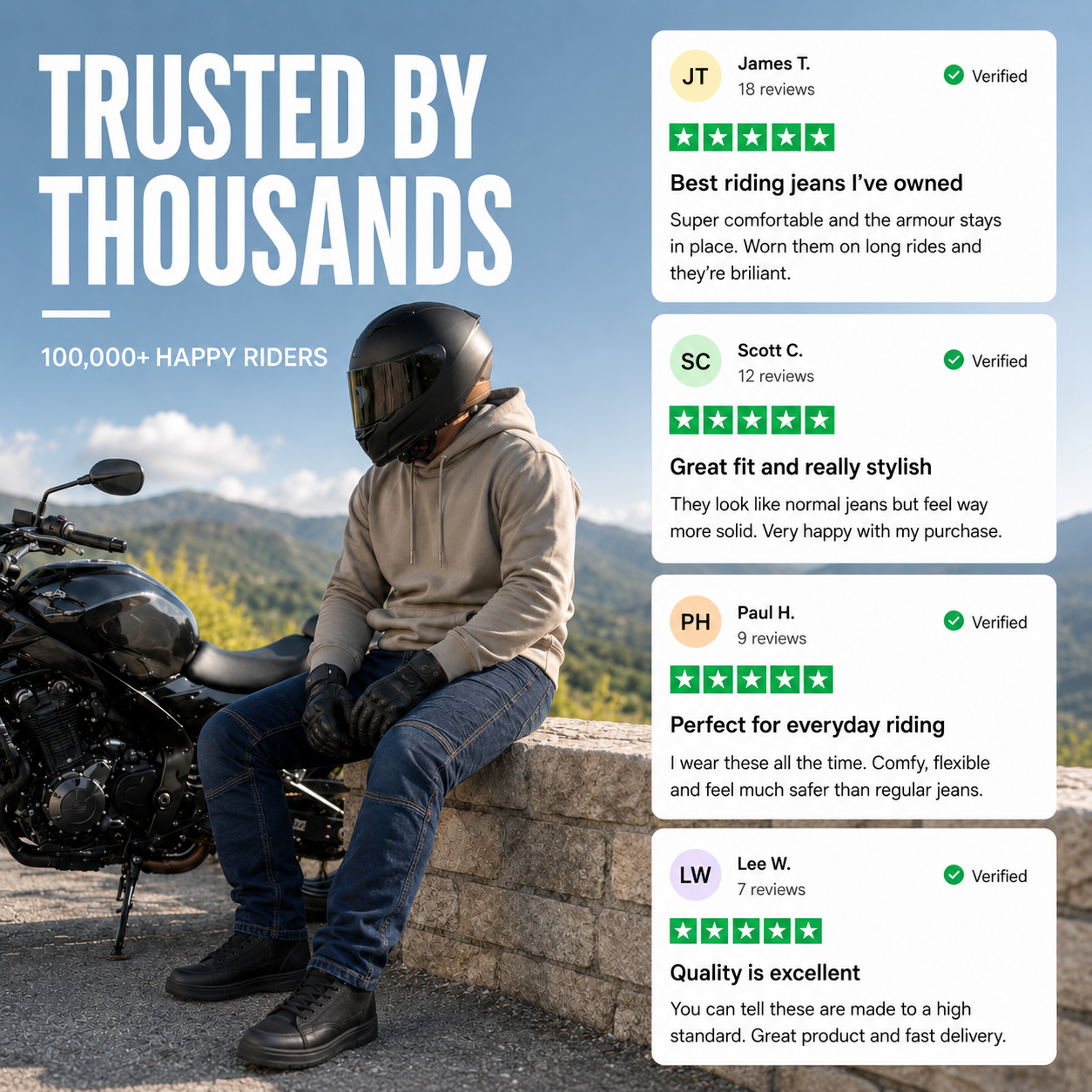 RYDAN™ All-Weather Reinforced Riding Jeans