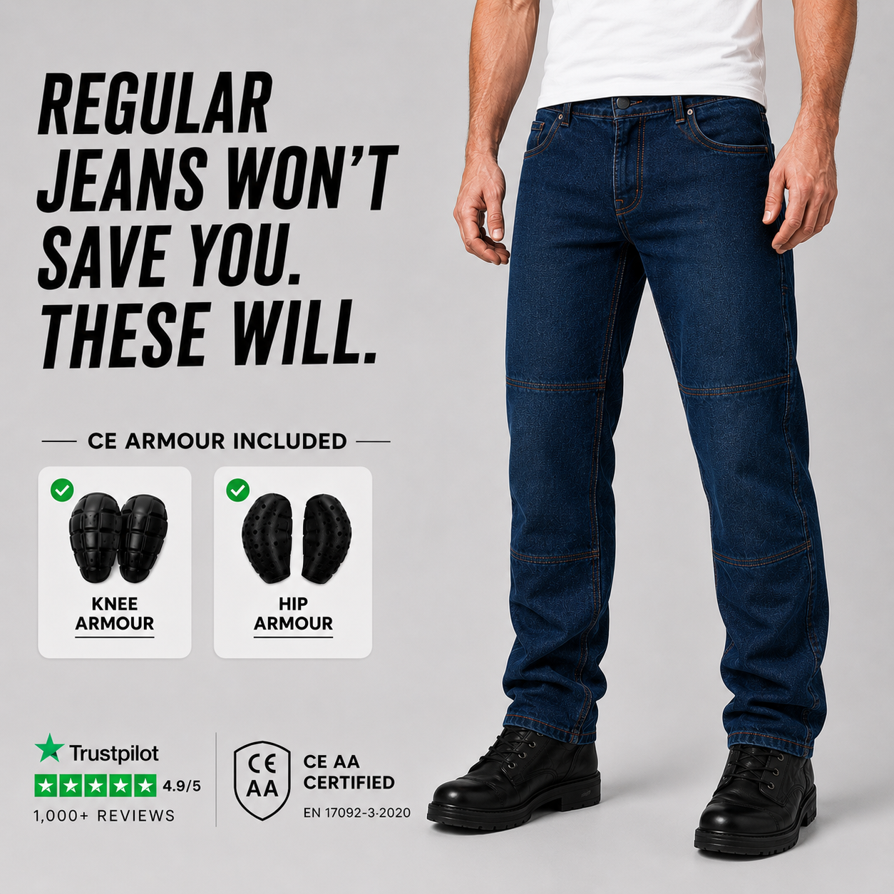 RYDAN™ All-Weather Reinforced Riding Jeans